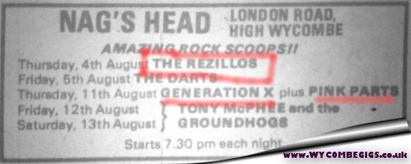 March 10, 1978 Dingwalls, London, ENG, Concerts Wiki